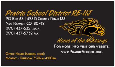 Prairie School Info Card