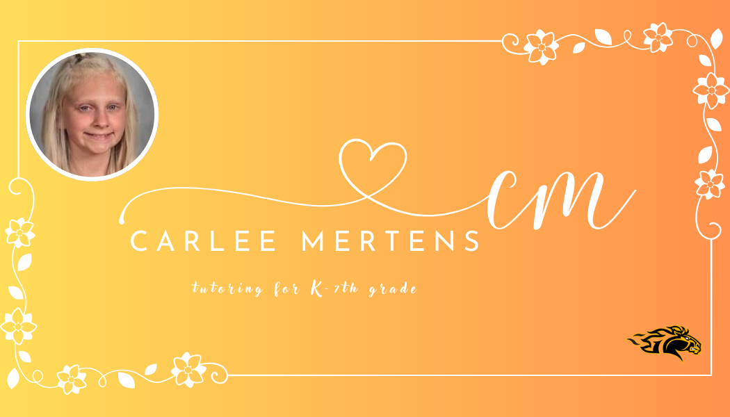 Carlee Mertens Tutor Card Image