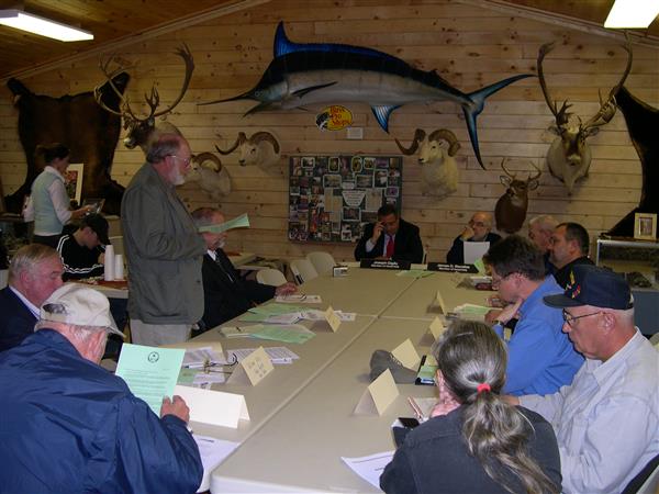 People assembly at Appleby Wildlife Center.