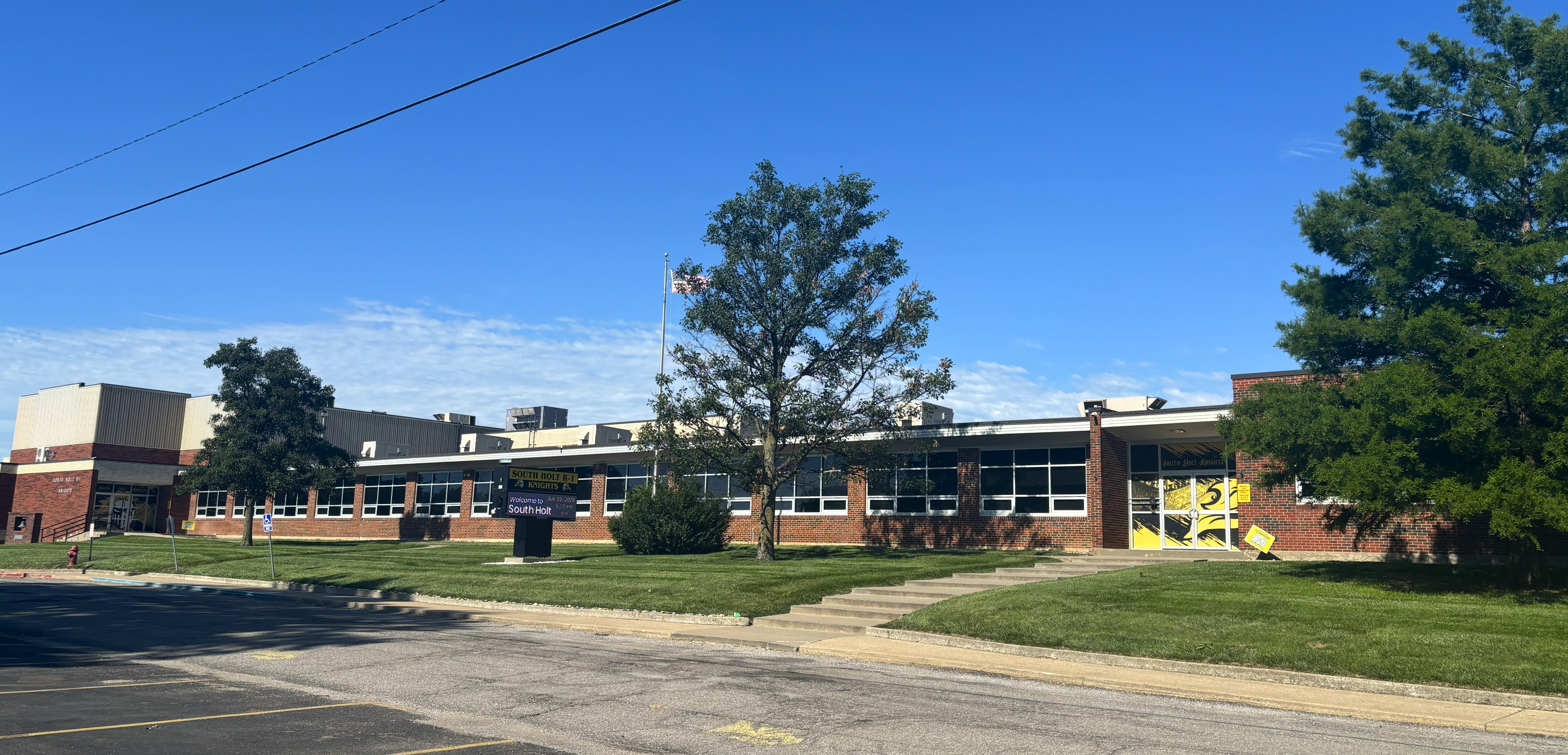 Front of South Holt School