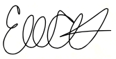 signature of Interim Principal Erica Cole Harms