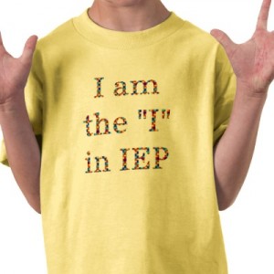 I am the I in IEP