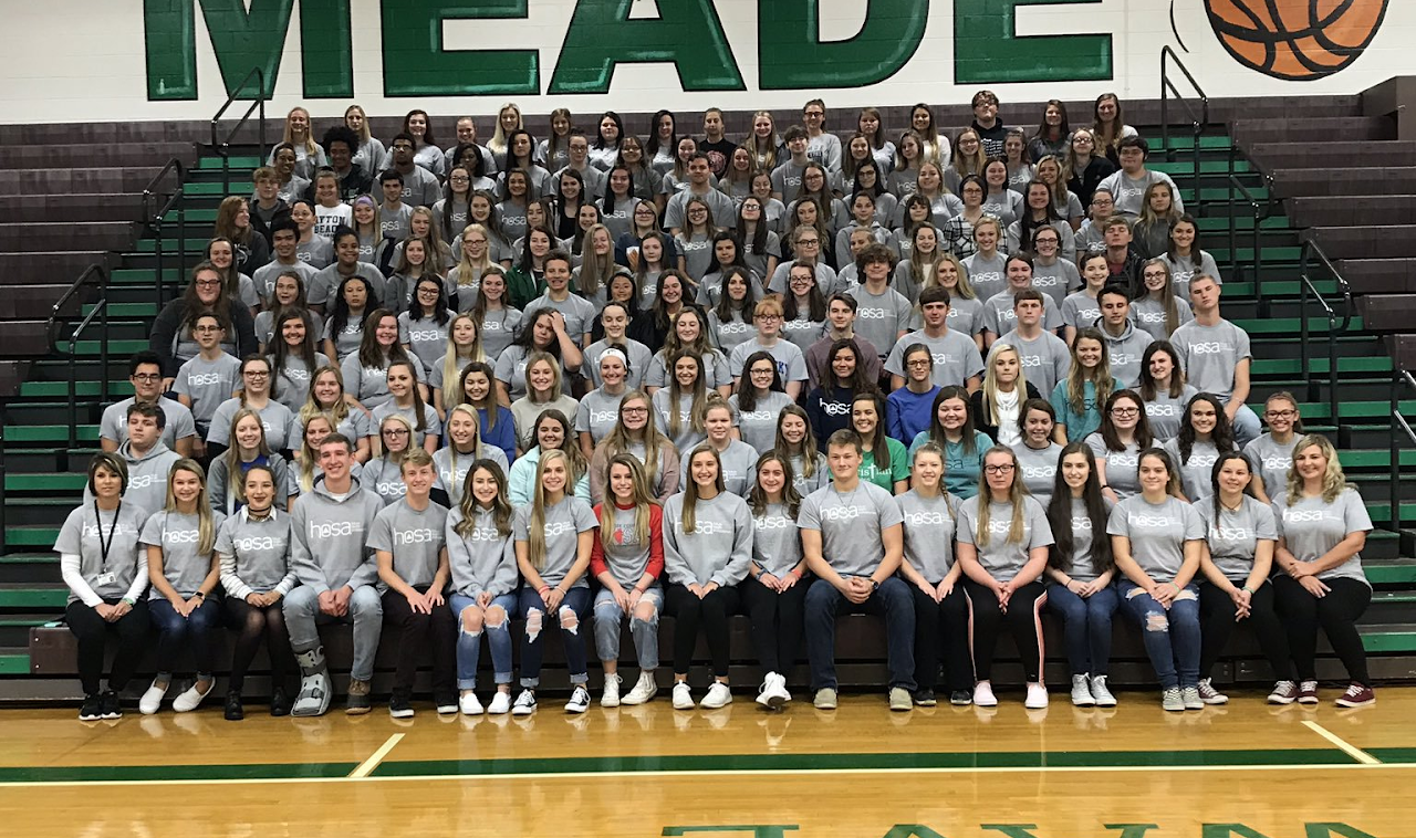 Huge group photo in auditorium stands