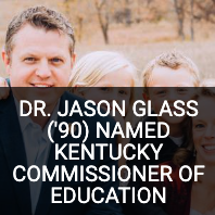 Dr. Jason Glass ('90) named Kentucky Commissioner of Education