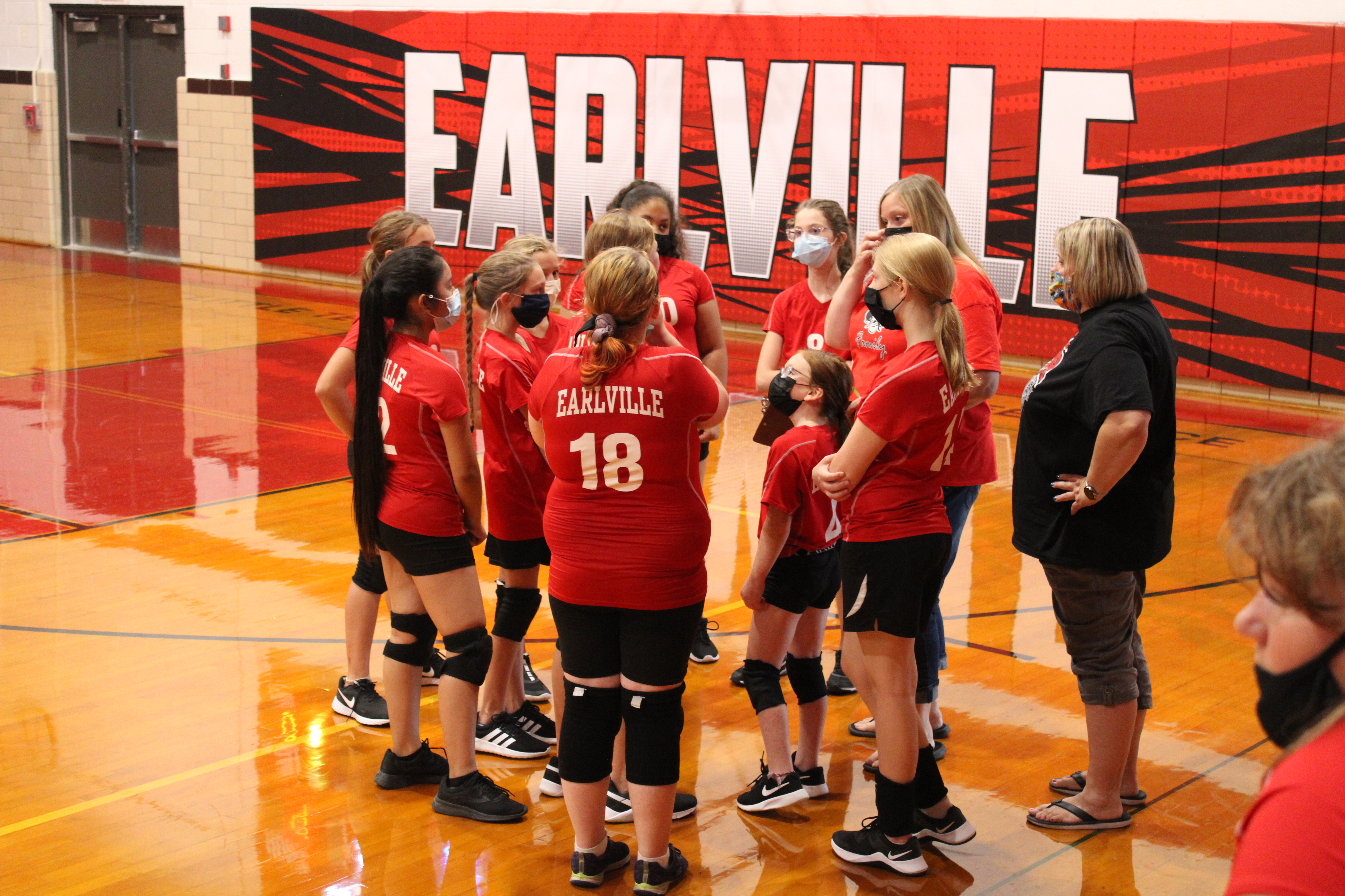 Volleyball Huddle