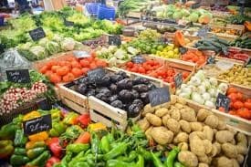 Fruits and vegetables