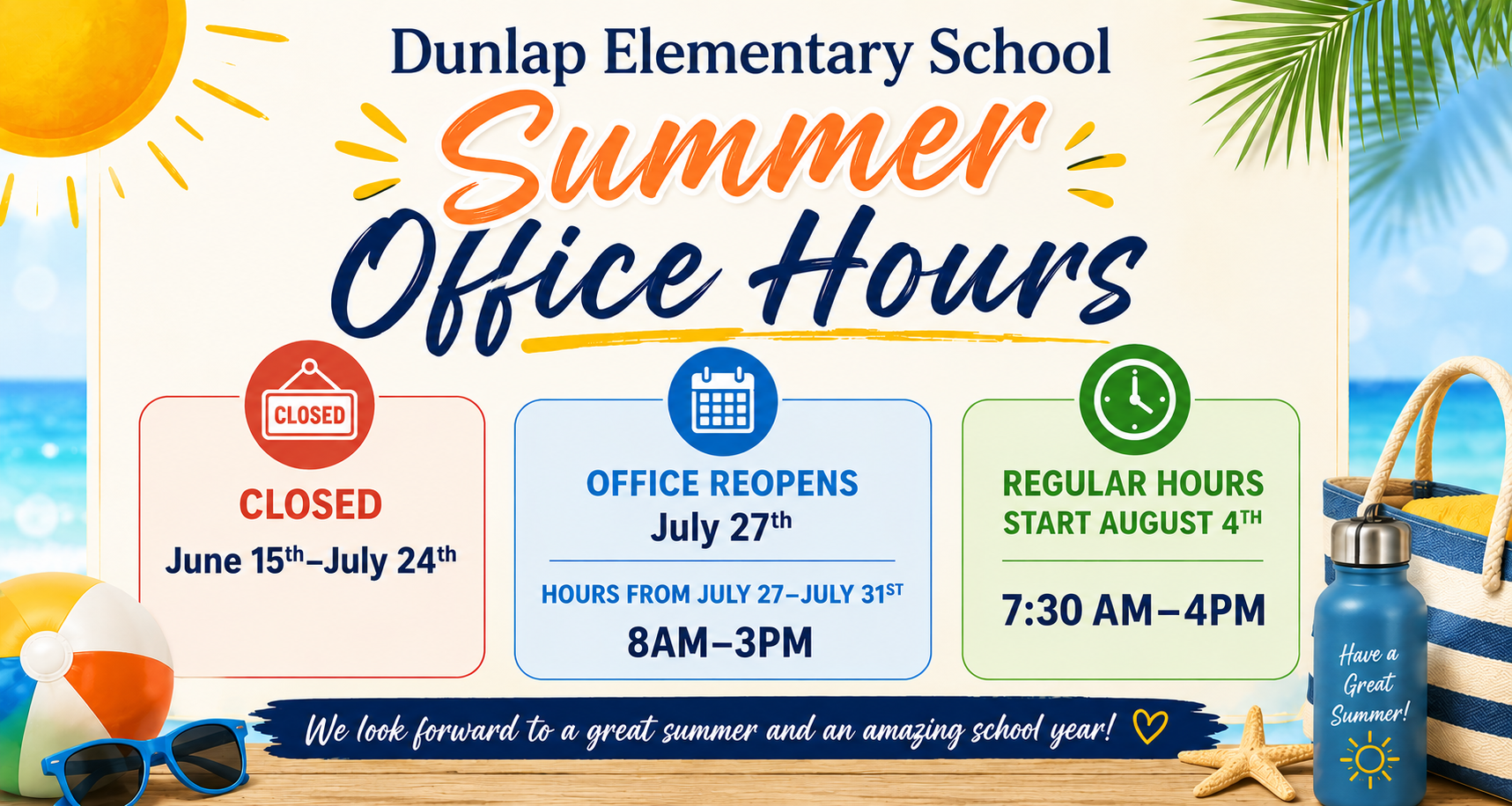 Summer Office Hours