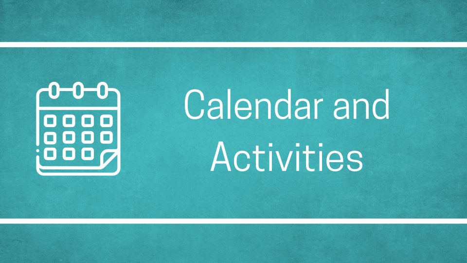 Calendar and Activities