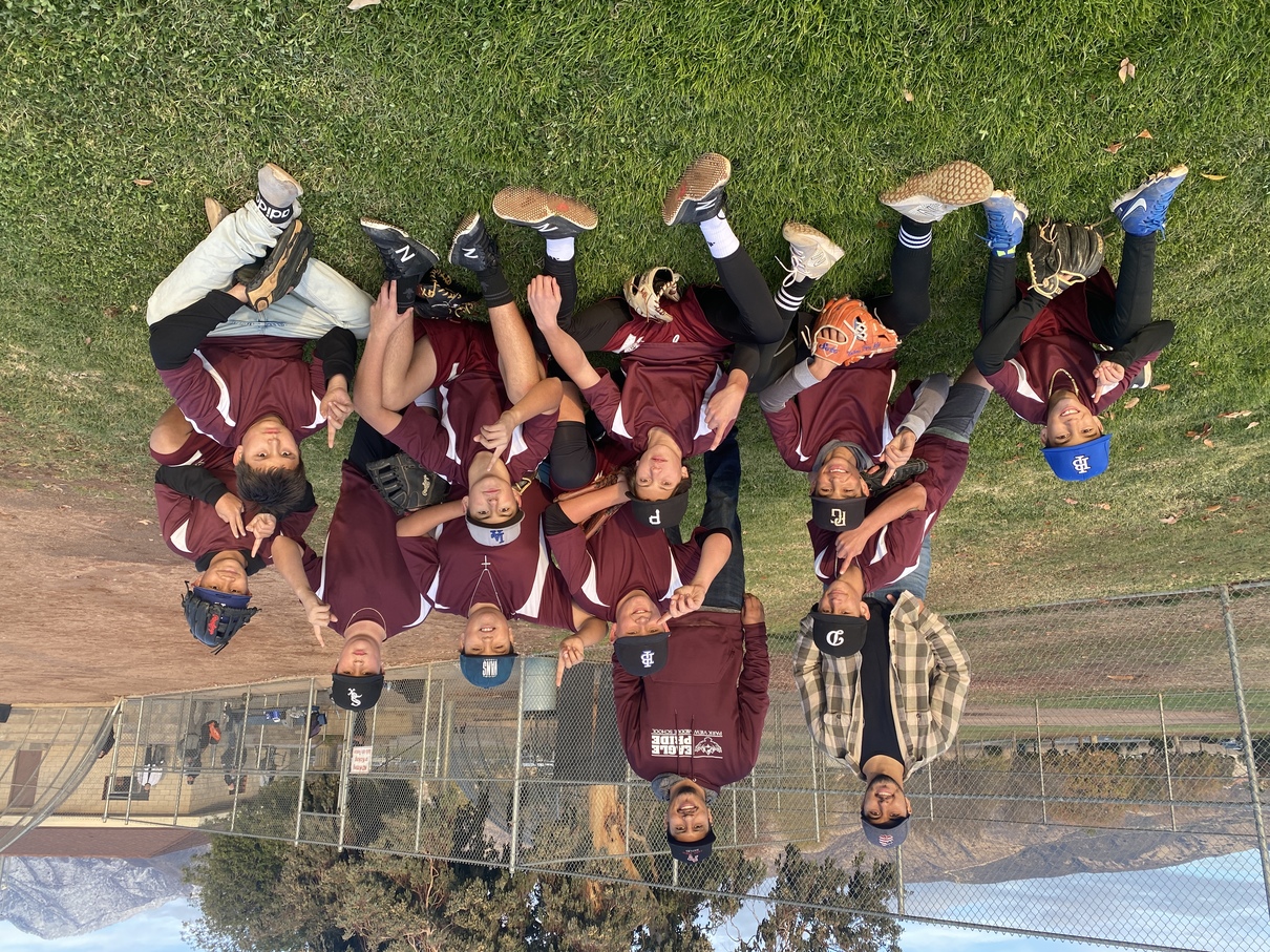 baseball team smiling