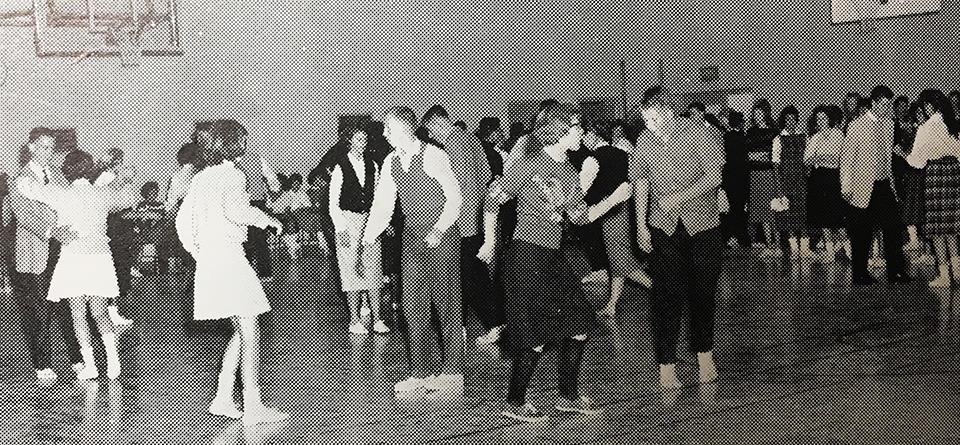 Dancing in the gym