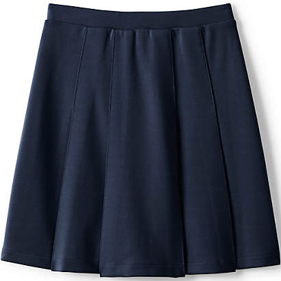 Navy pleated skirt 