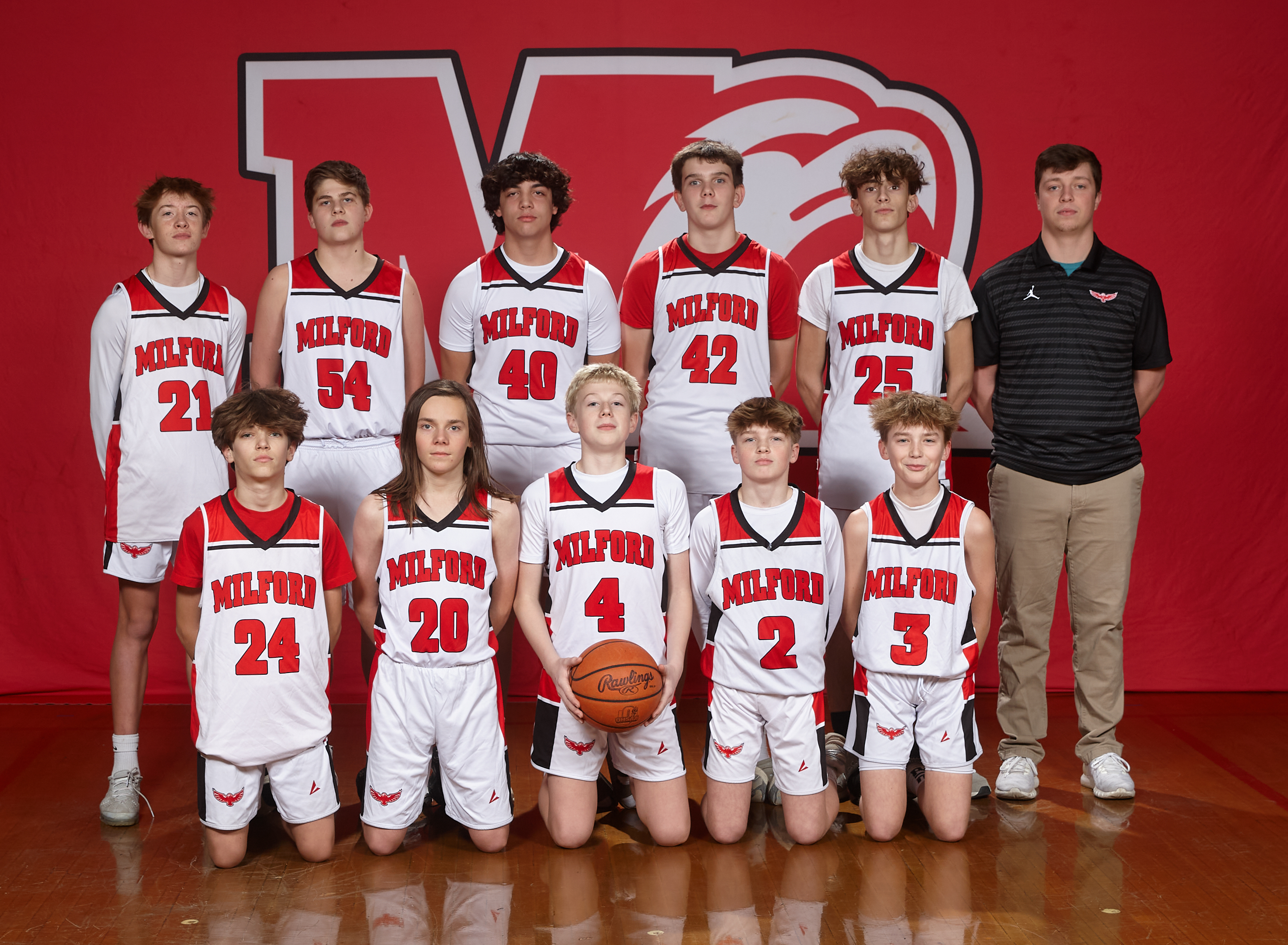 2024-25 Boys 8th Grade White Basketball