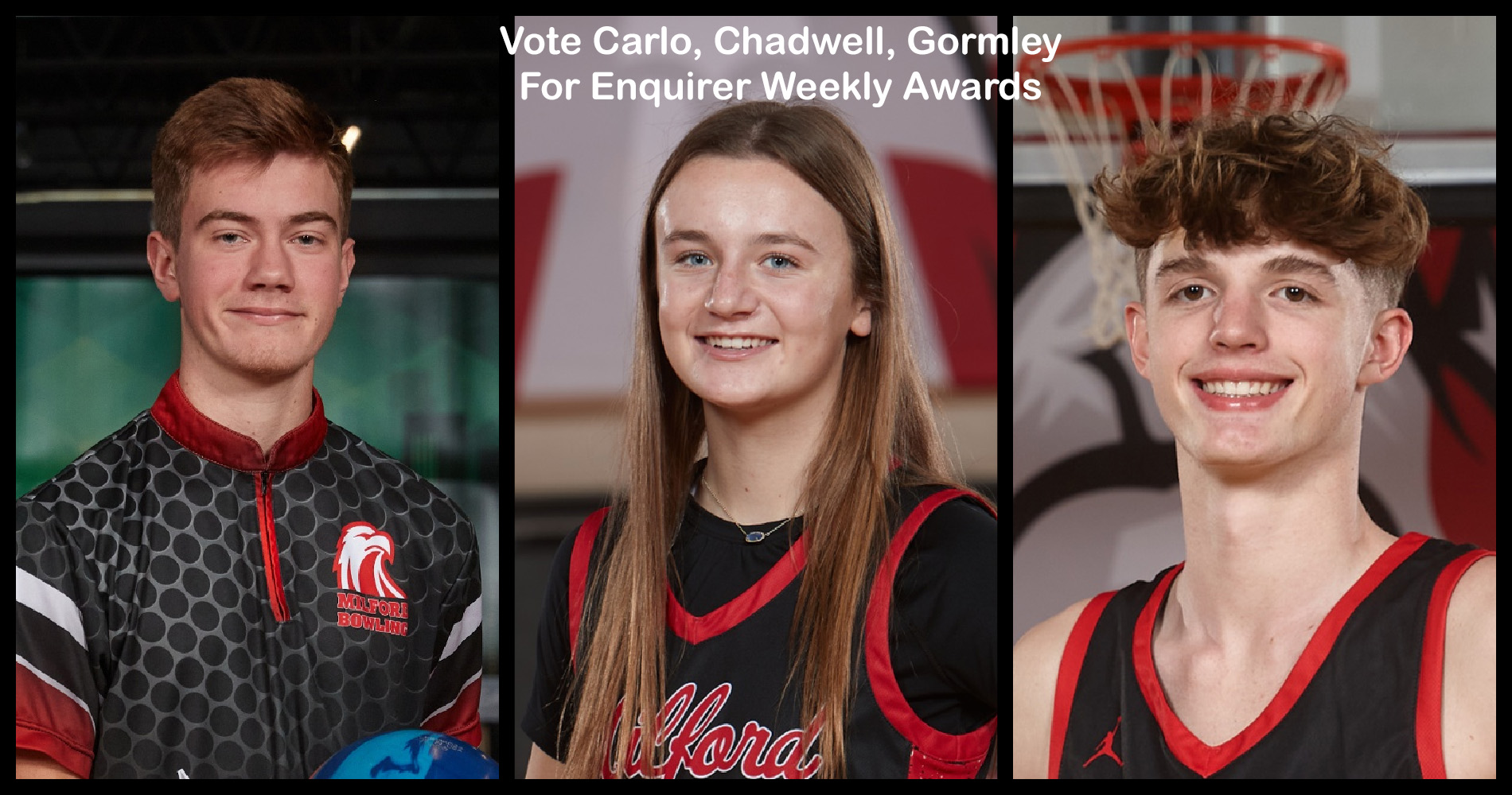 Vote Carlo, Chadwell, Gormley For Enquirer Weekly Awards