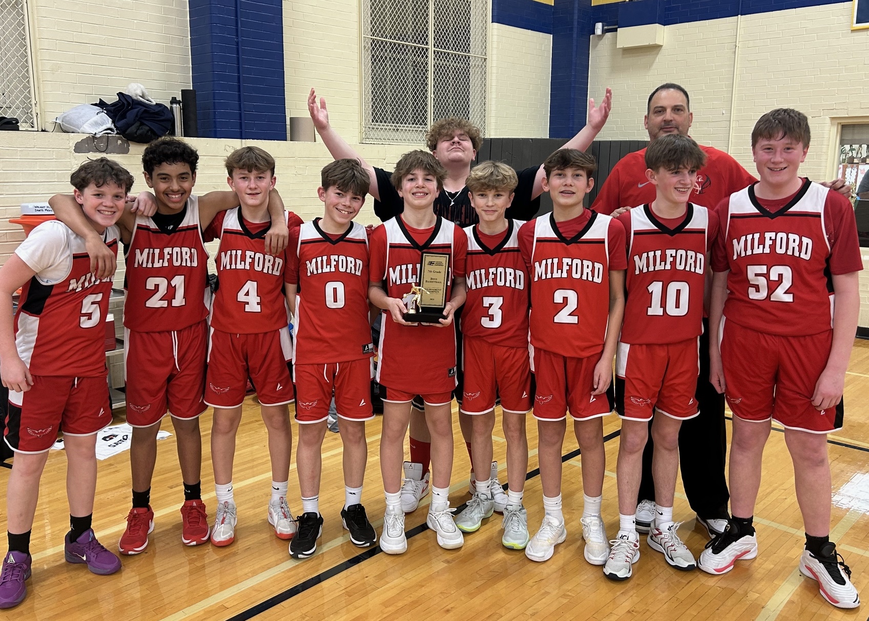 7th Grade Boys Red Team - ECC Tournament Champions