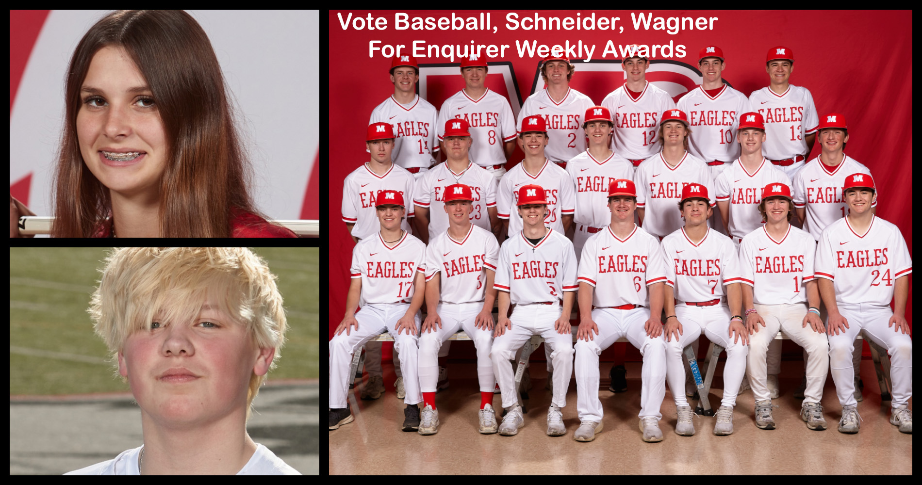 Vote Baseball, Schneider, Wagner For Enquirer Weekly Awards