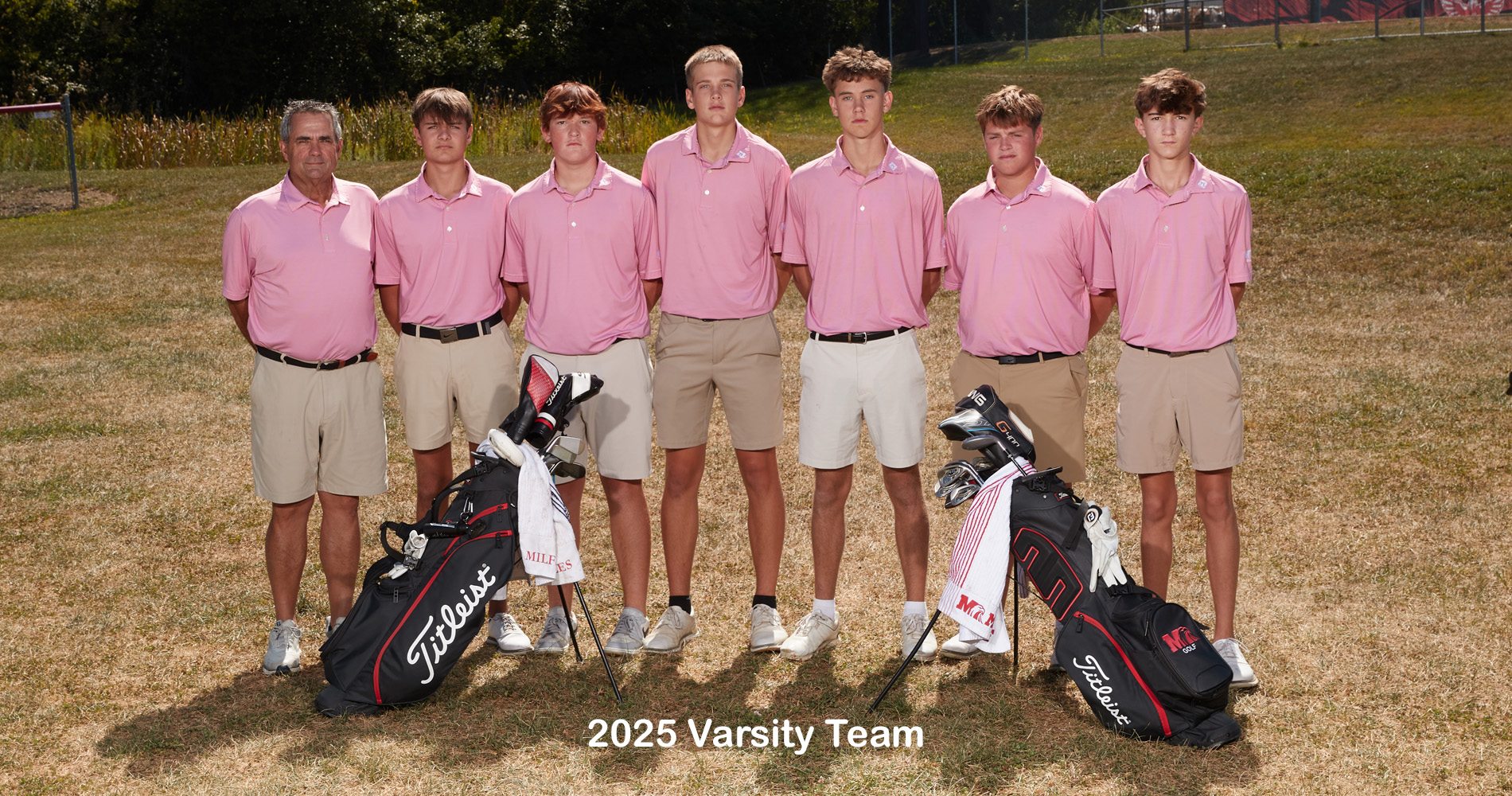 2025 Boys Golf Varsity Team