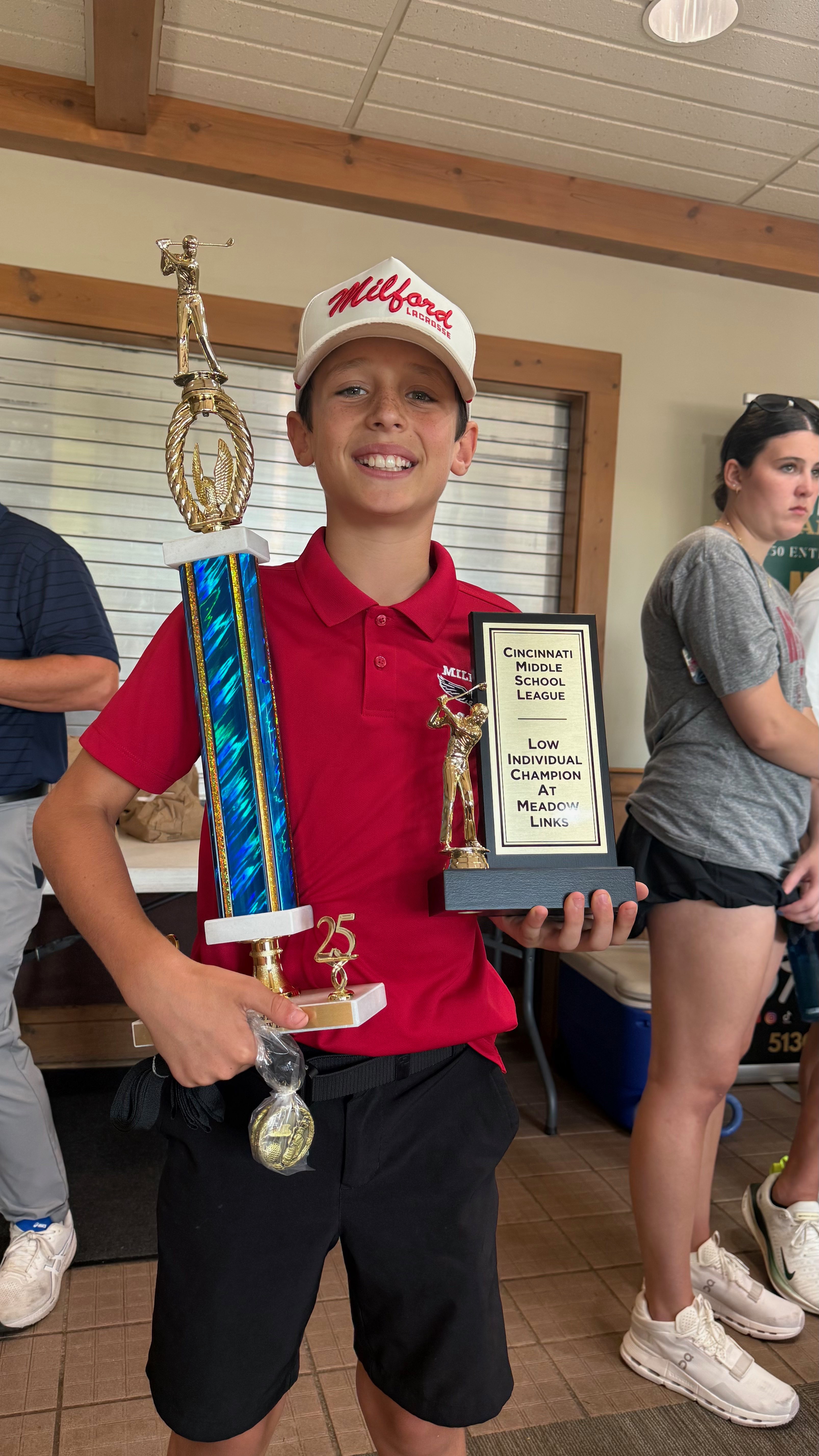 Cooper Partridge,  Middle School Tournament Medalist
