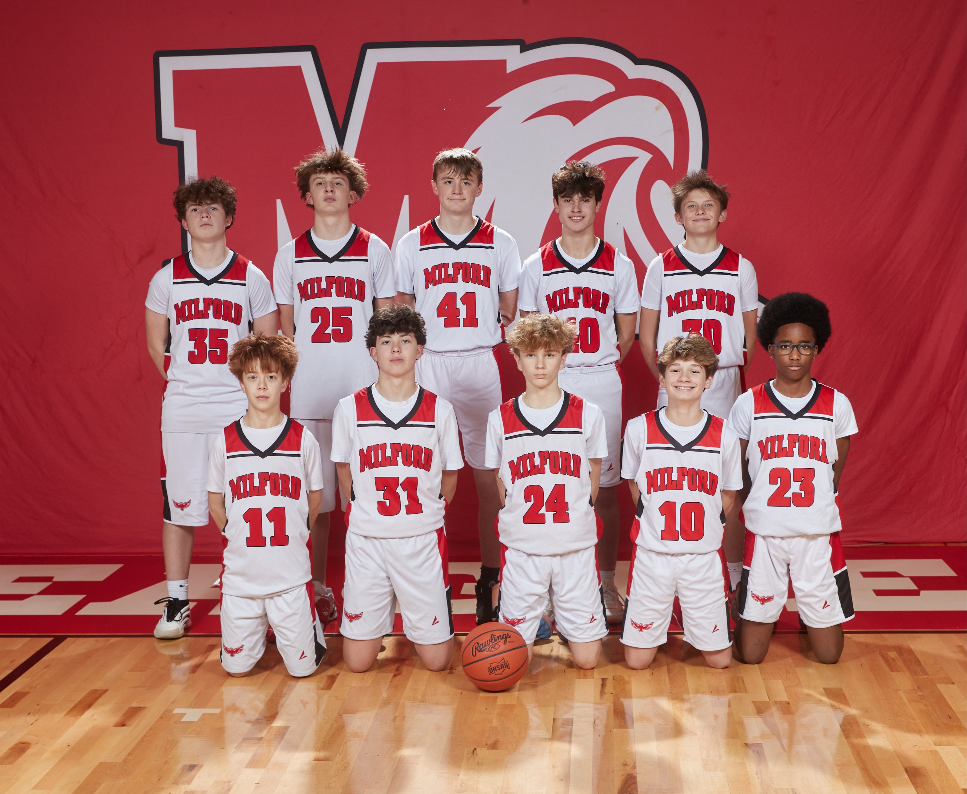 2024-25 Boys 8th Grade White Basketball