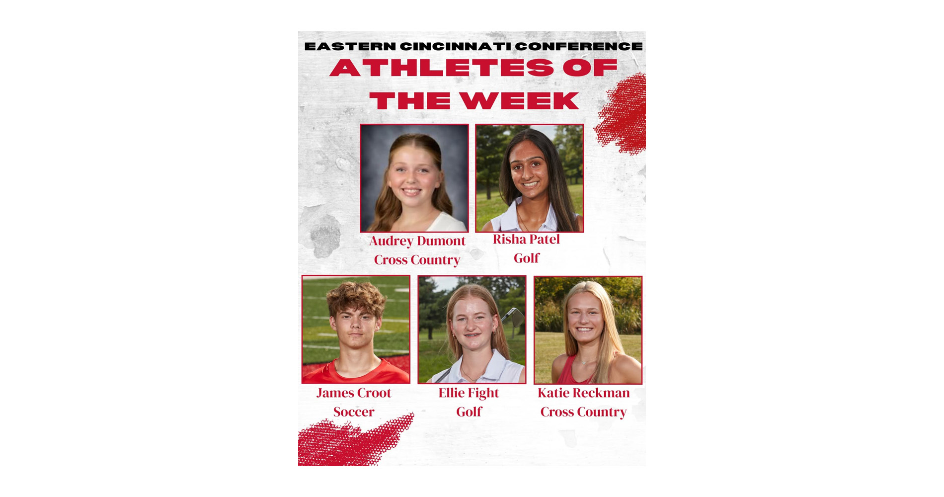Athletes of the Week Aug 17