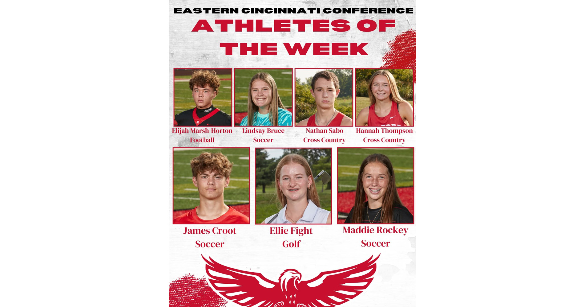 ECC Athletes of the Week Aug 25