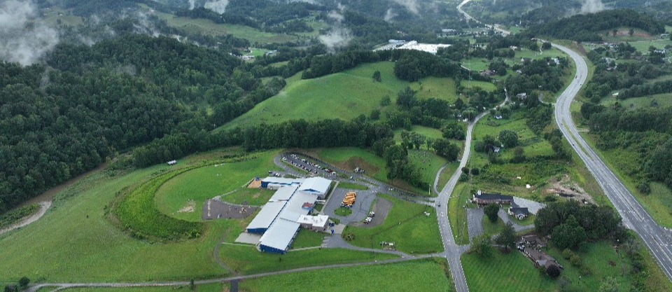 Aerial view of Blue Ridge Elementary School