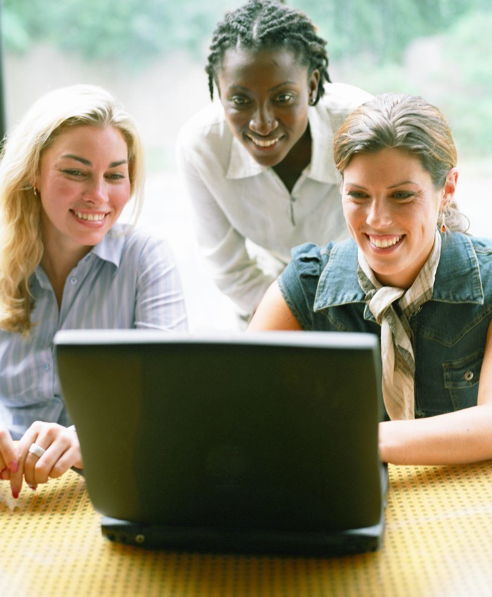 people working on laptop