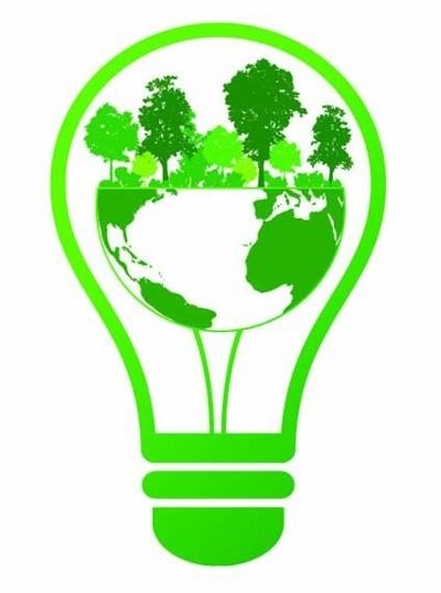 Go Green - Energy Awareness Lightbulb