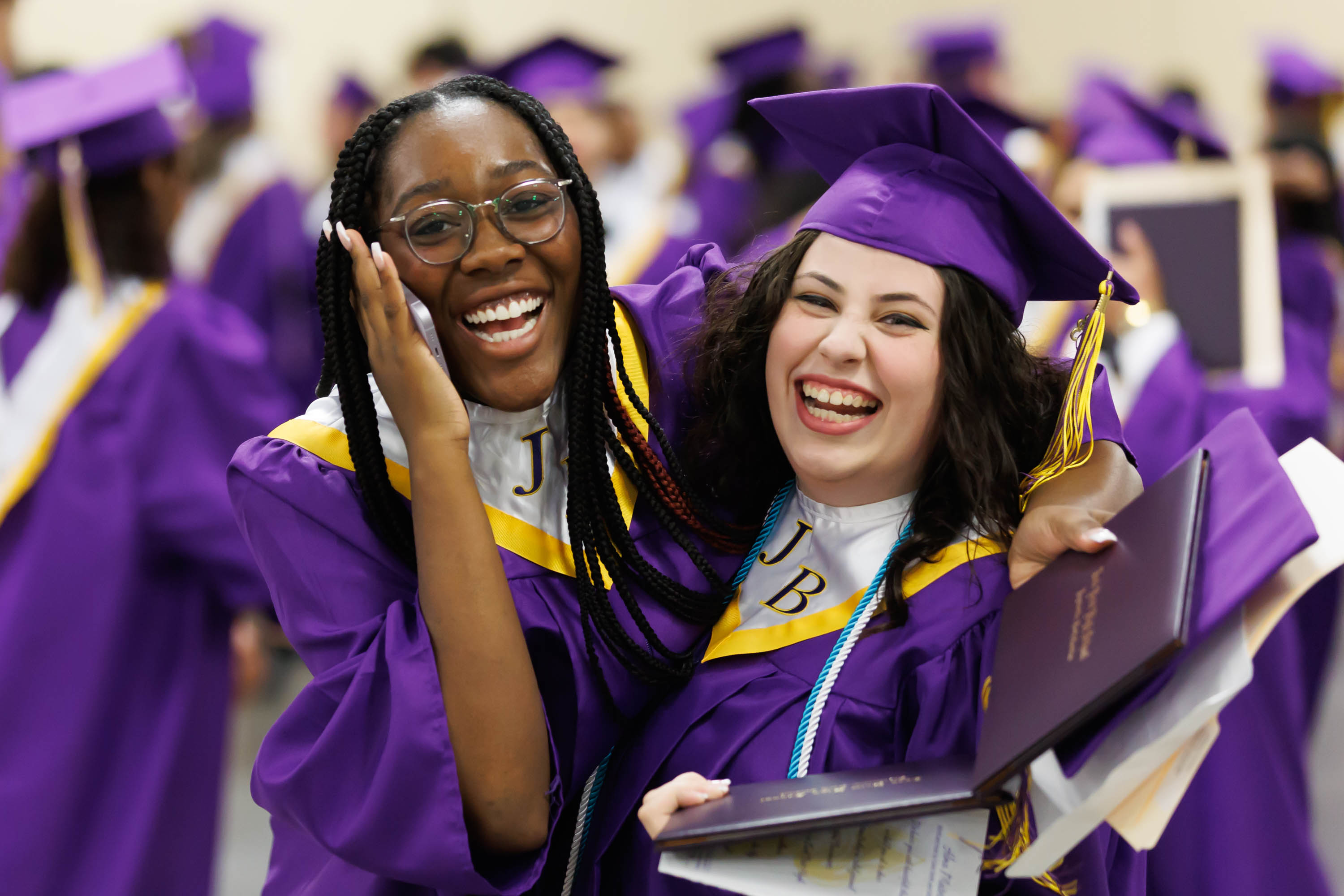 Students at Graduation