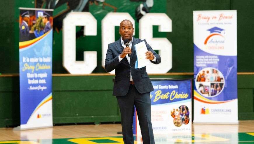 Dr. Bracy at PFHS at Bracy On Board event