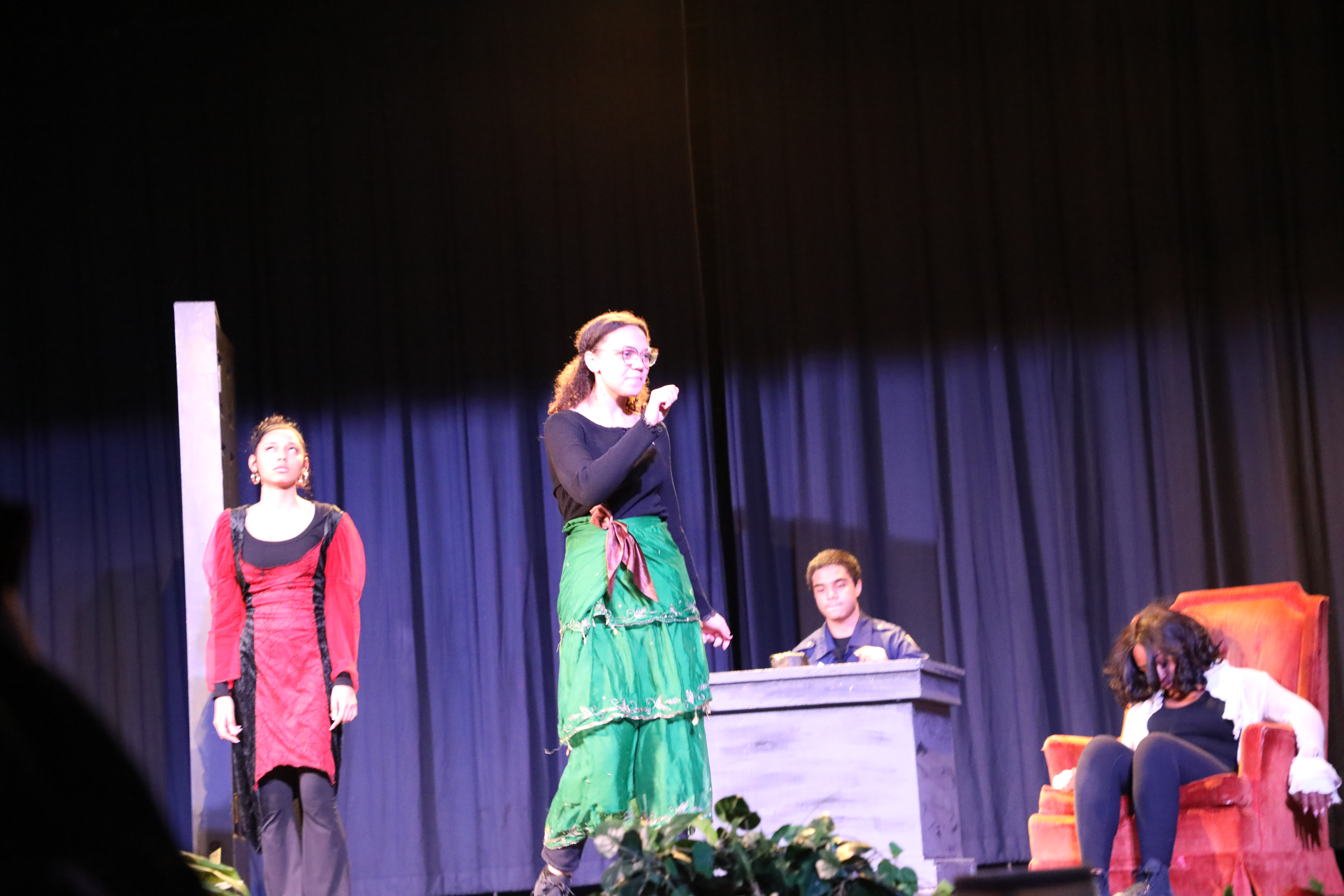Cast on stage at Theatre Fest