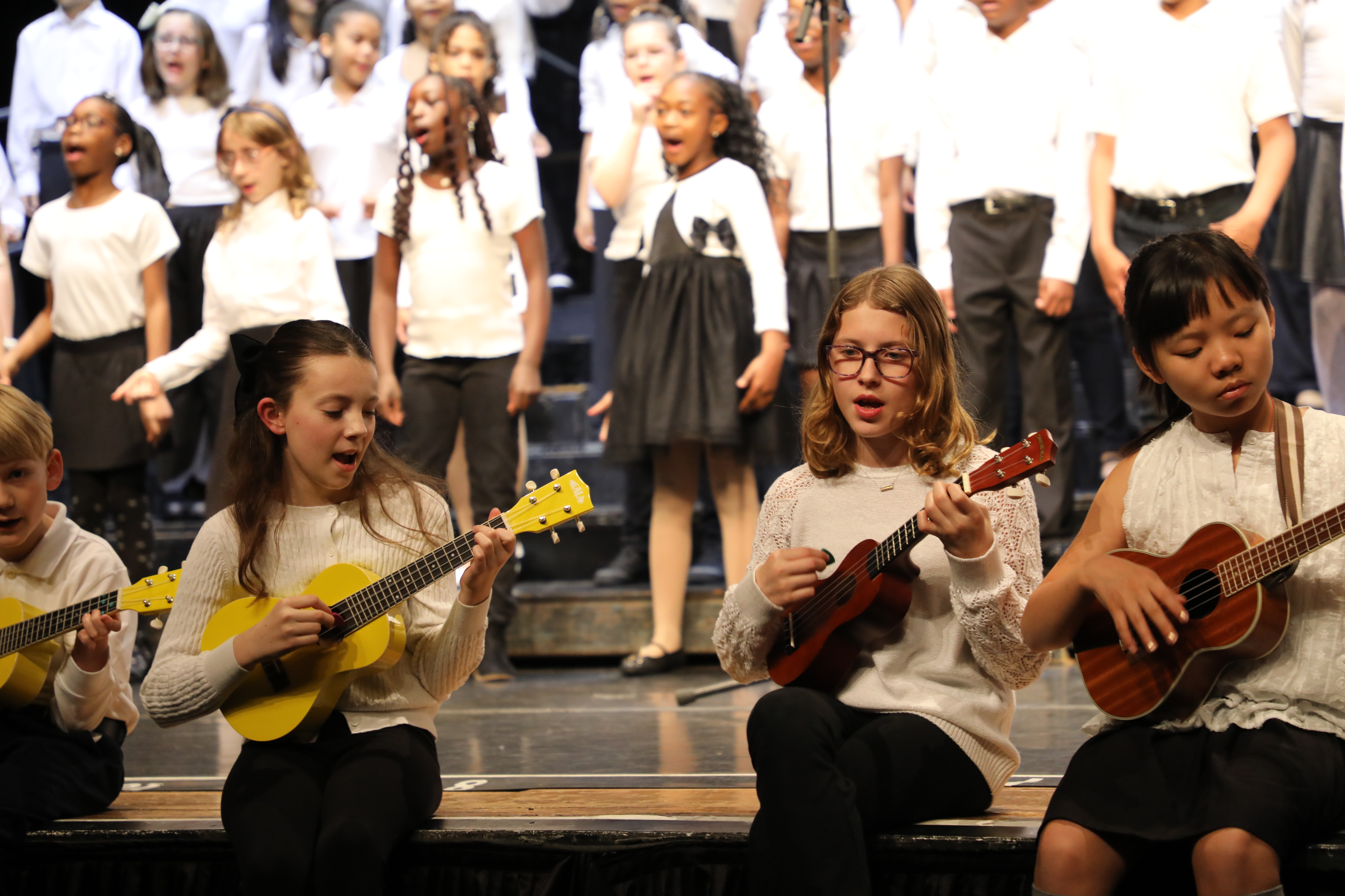 Students in dance class
