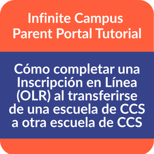 IC Button - How to Complete an OLR when Transferring from one CCS School to another CCS School - Spanish