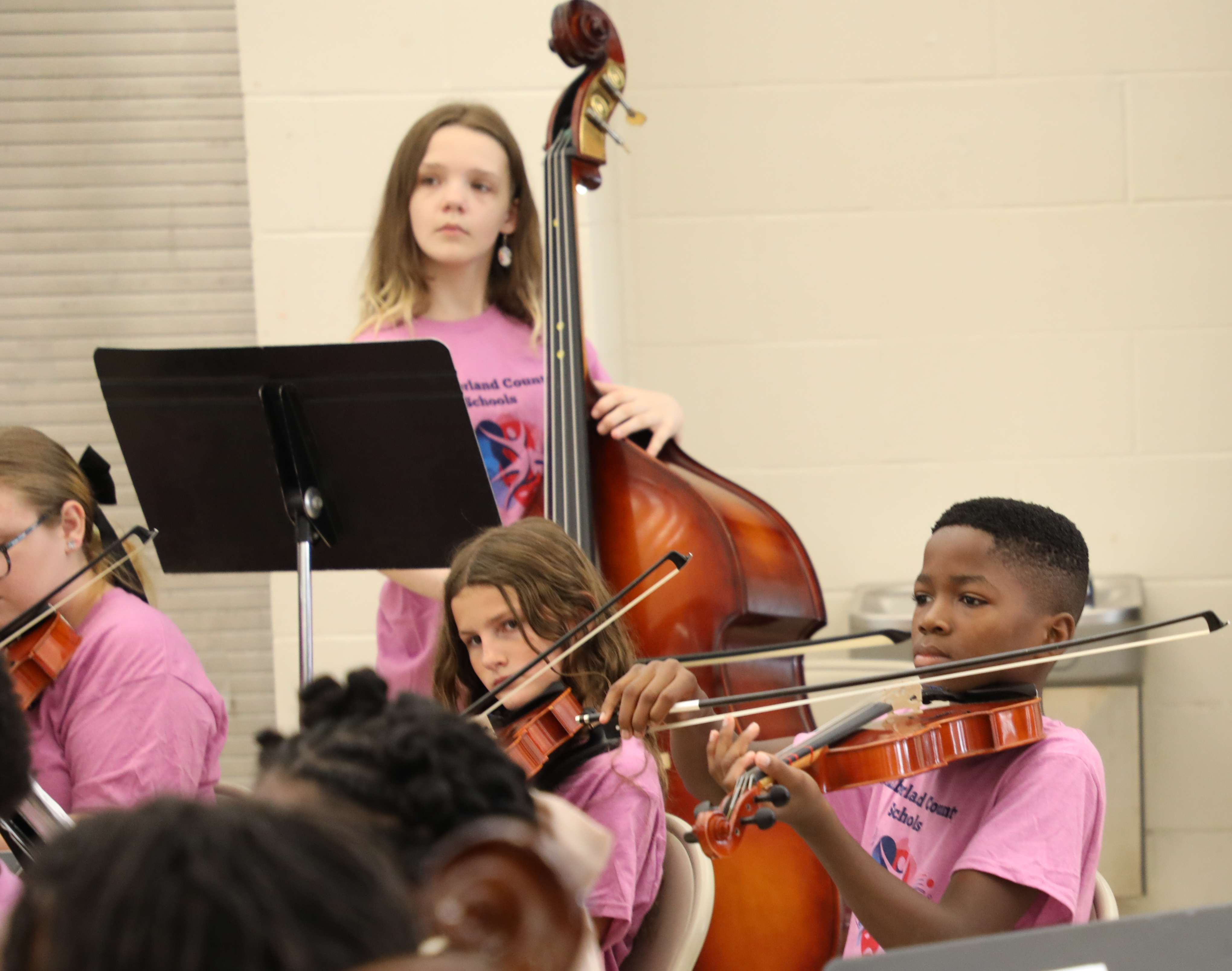 Students performing at Summer Strings Workshop