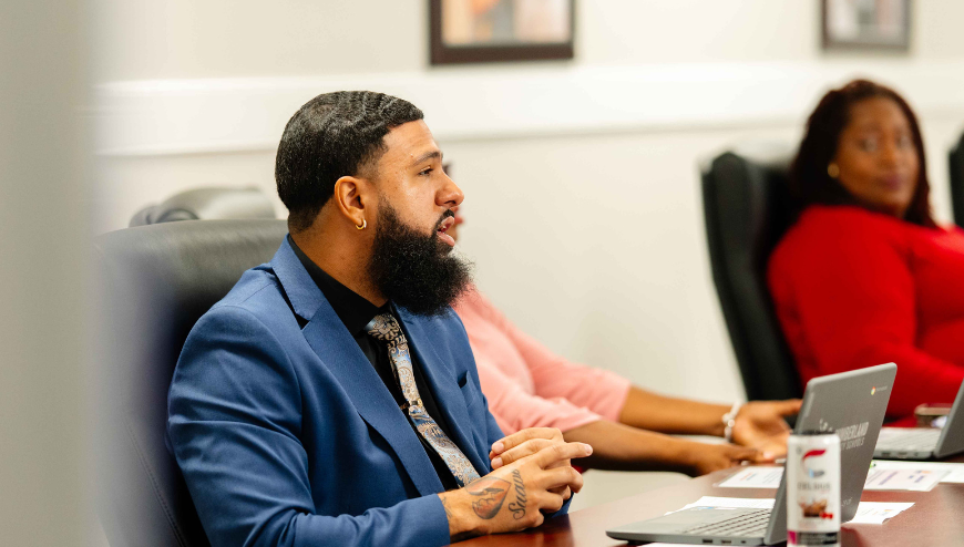 Family Ambassadors at a meeting