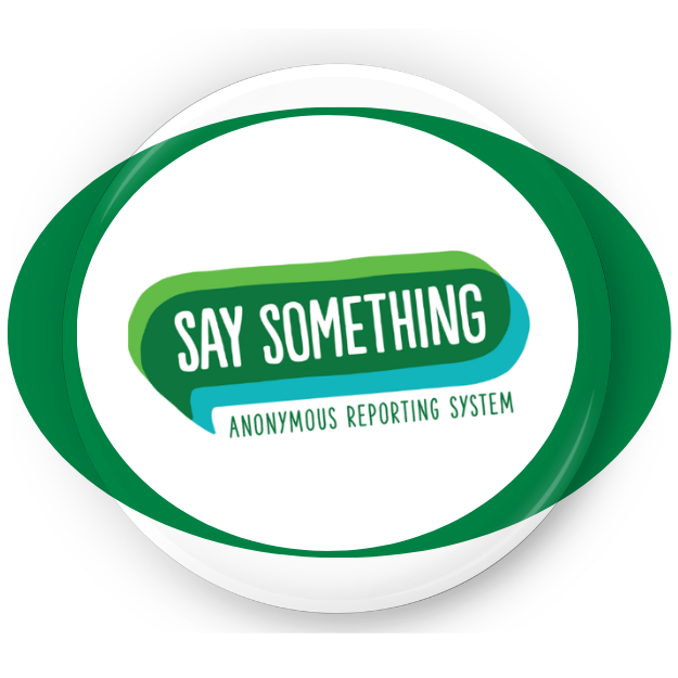 say something