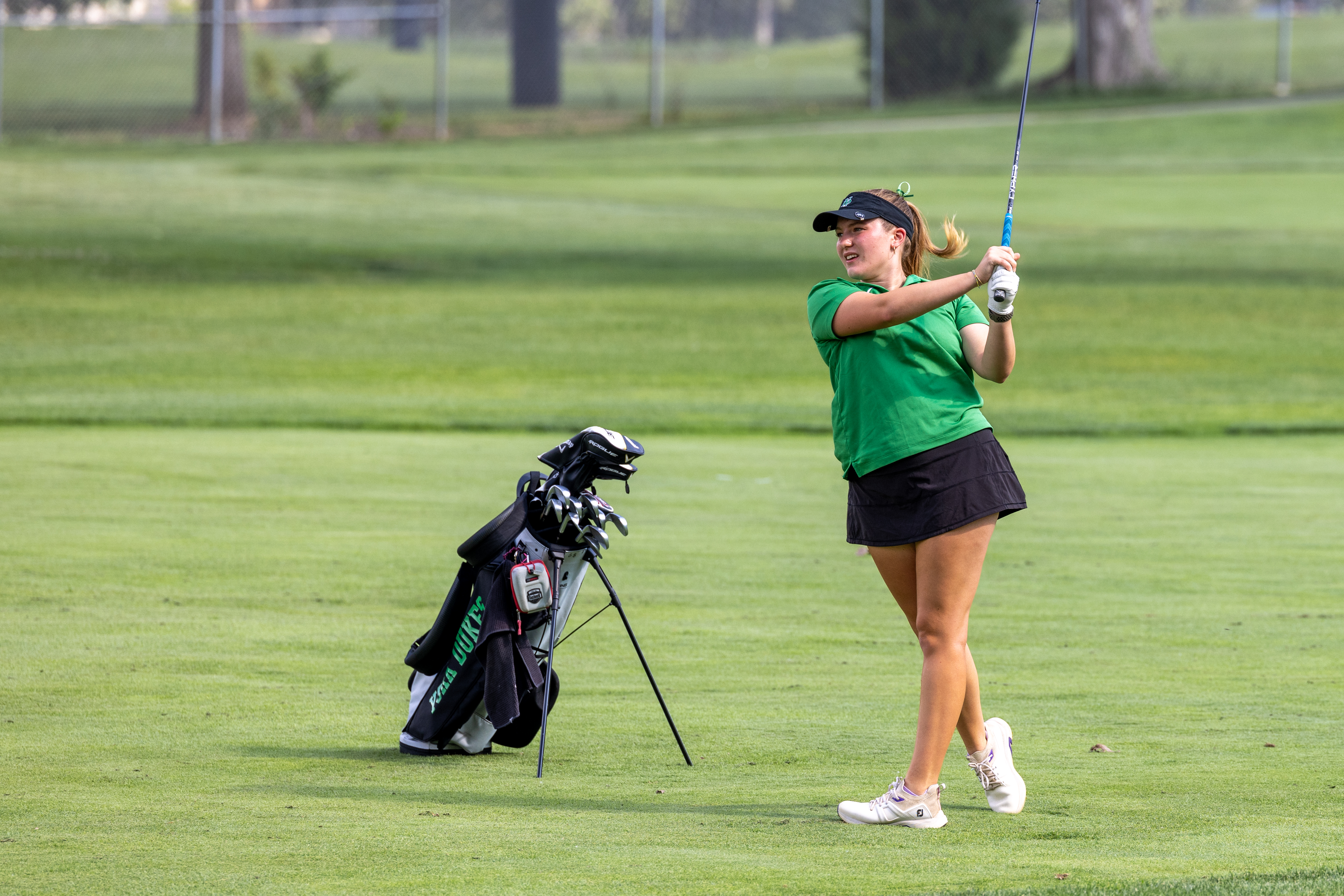 Girls Golf Action Shots