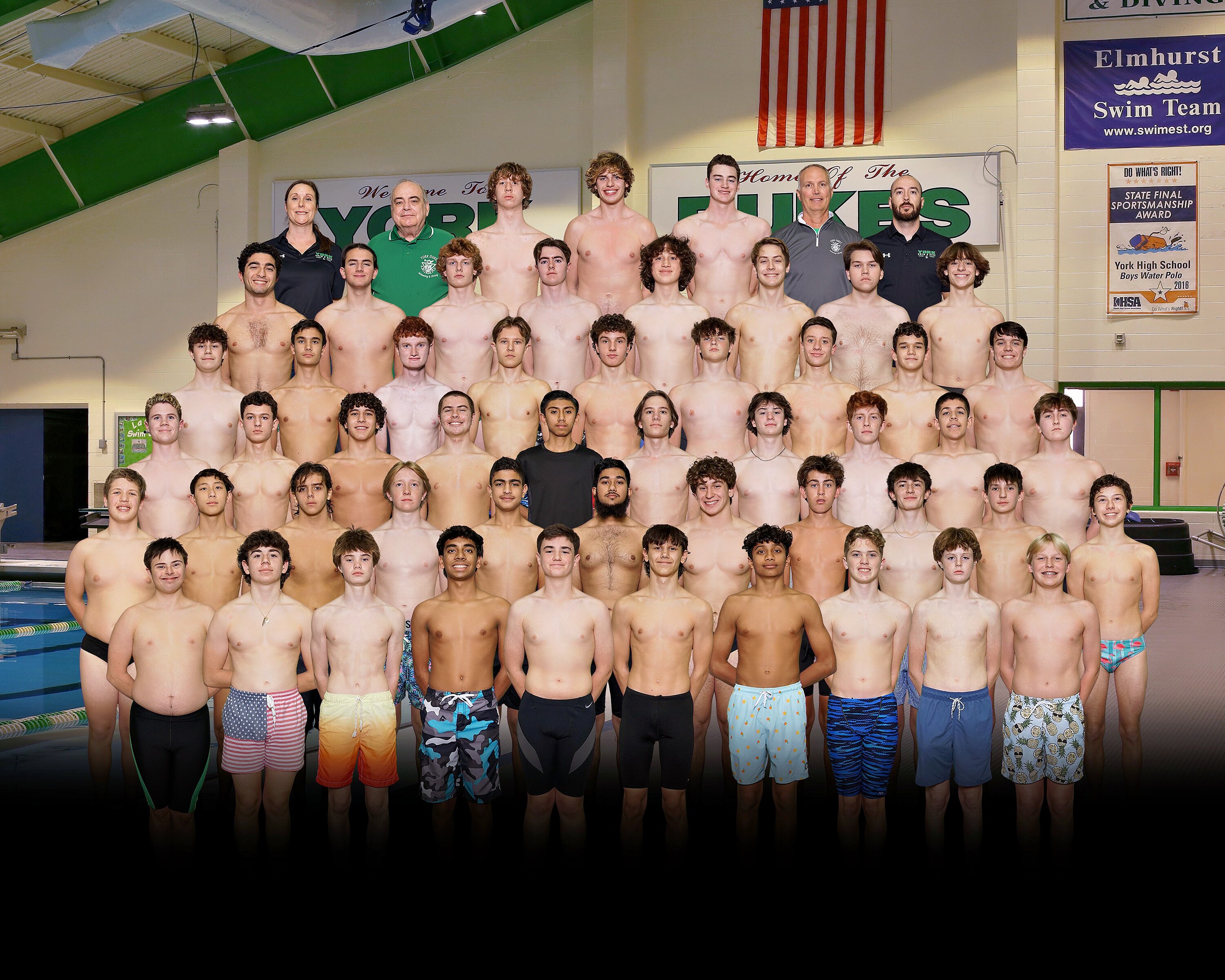 Boys Swim Team Picture