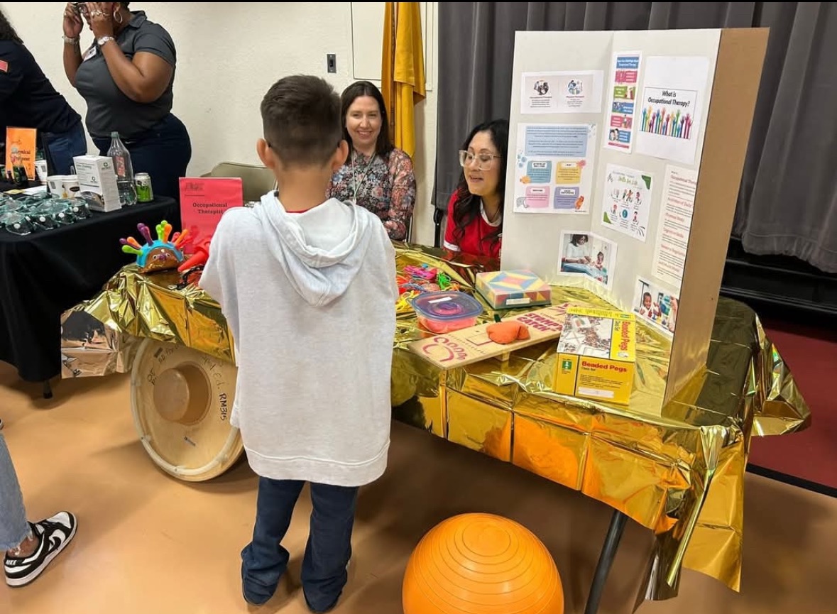 COTAs at the annual elementary Career Fair