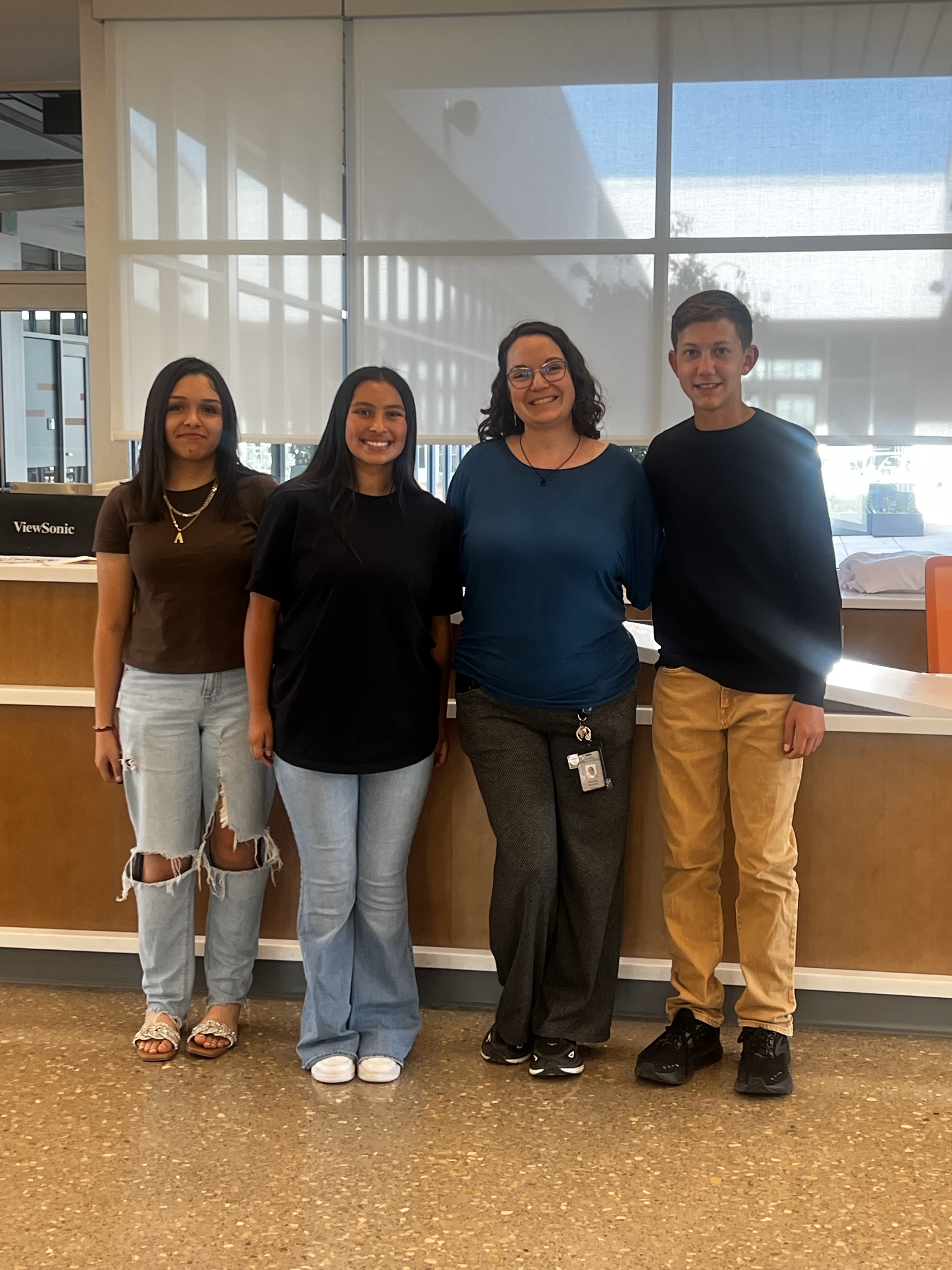 7th Grade students presented in front of the school board May 12, 2025