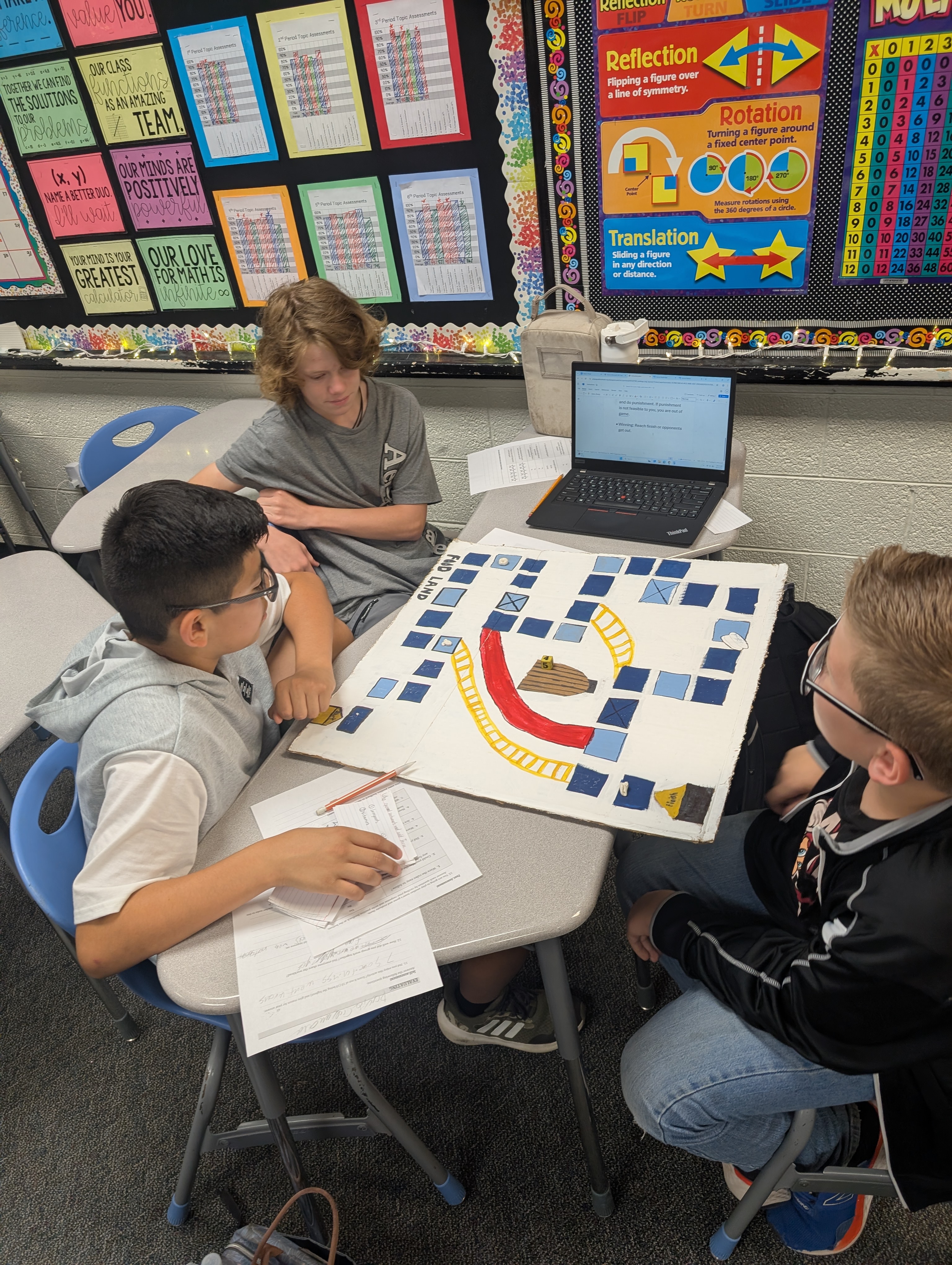 6th Grade Board Game