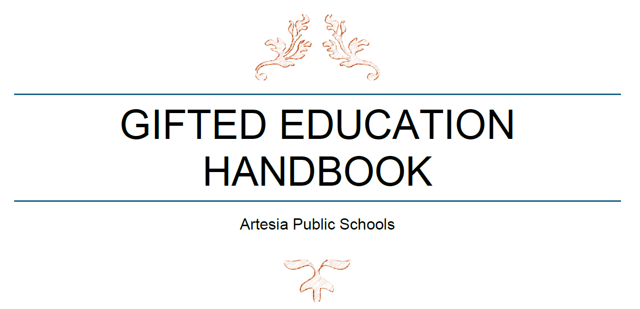 Gifted Ed Handbook Link
