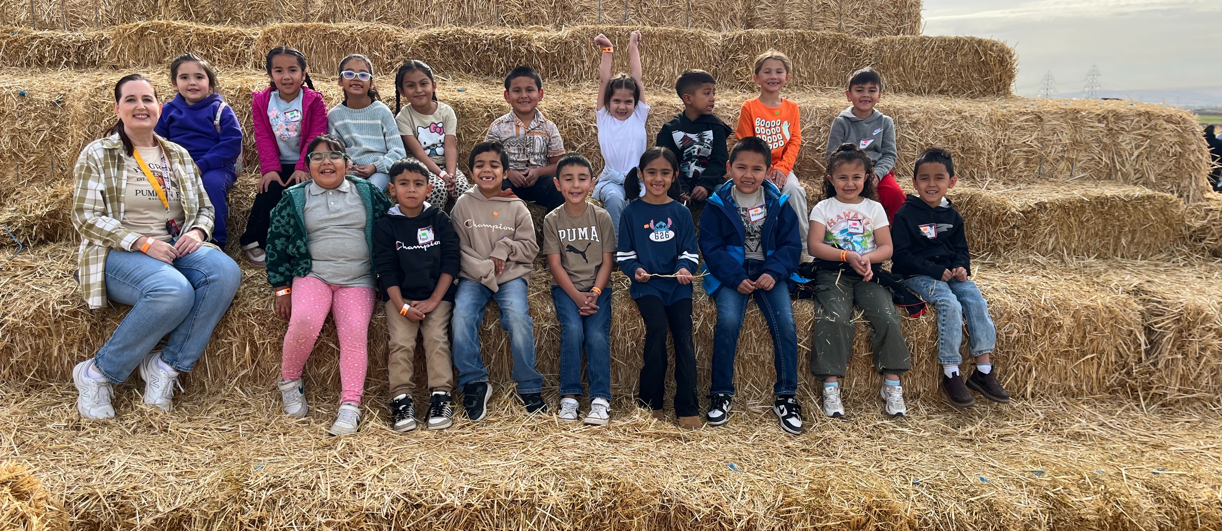 Ms. Tackett's first grade class at Middleton Farms