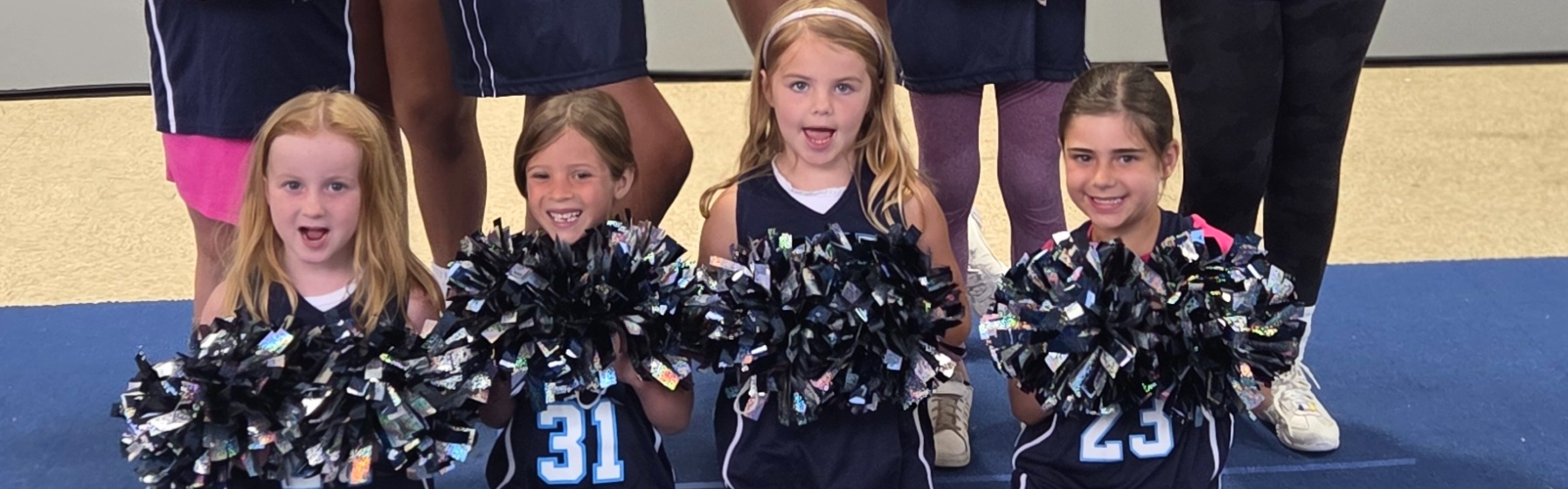 girls cheering