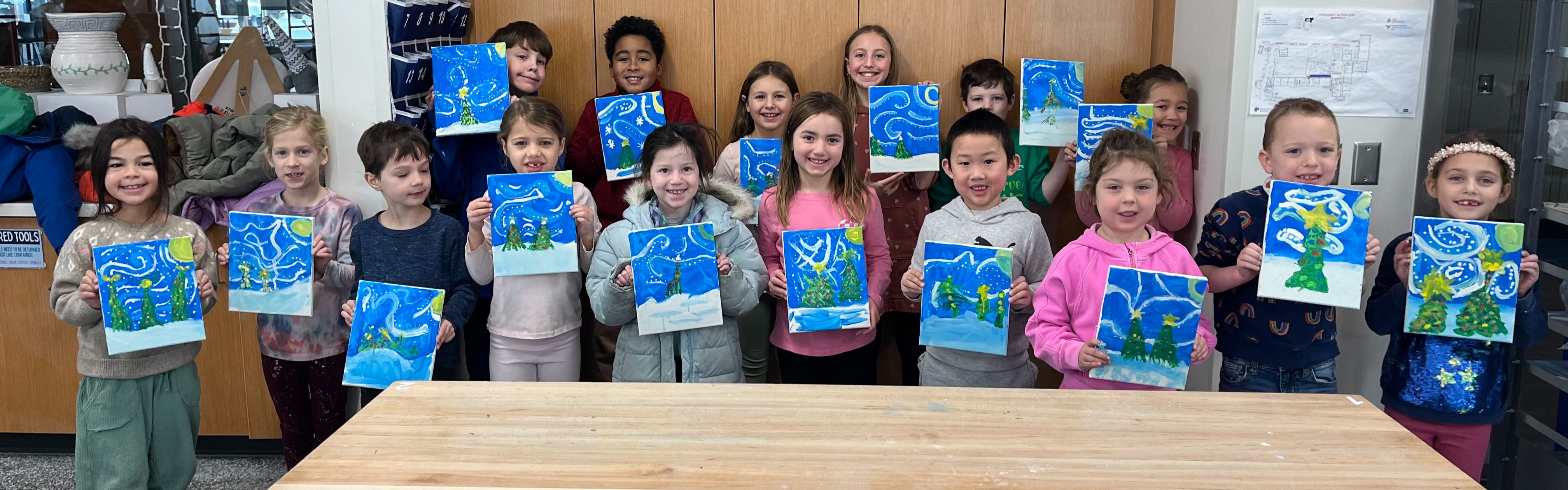 picture of kids painting