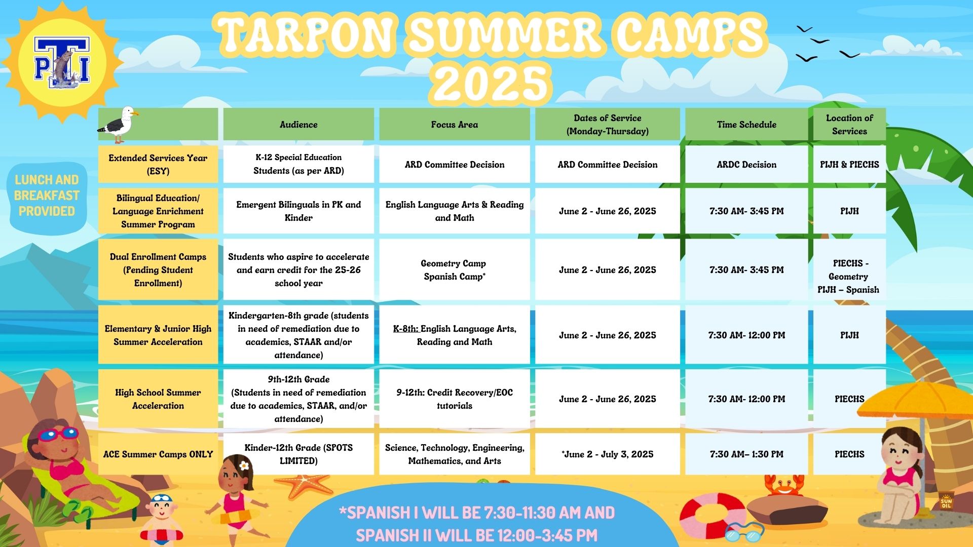 Tarpon Summer Camps
