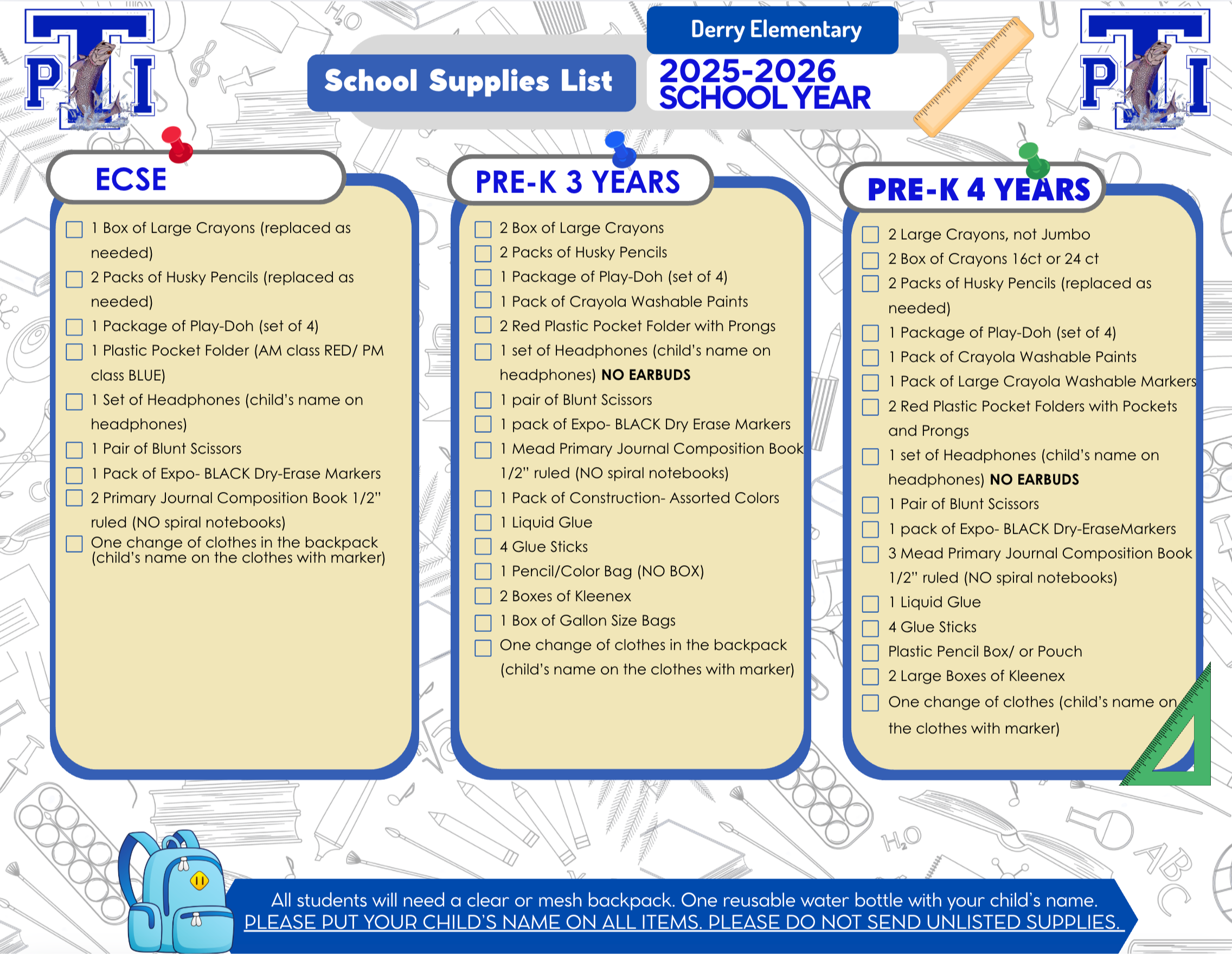 supplies