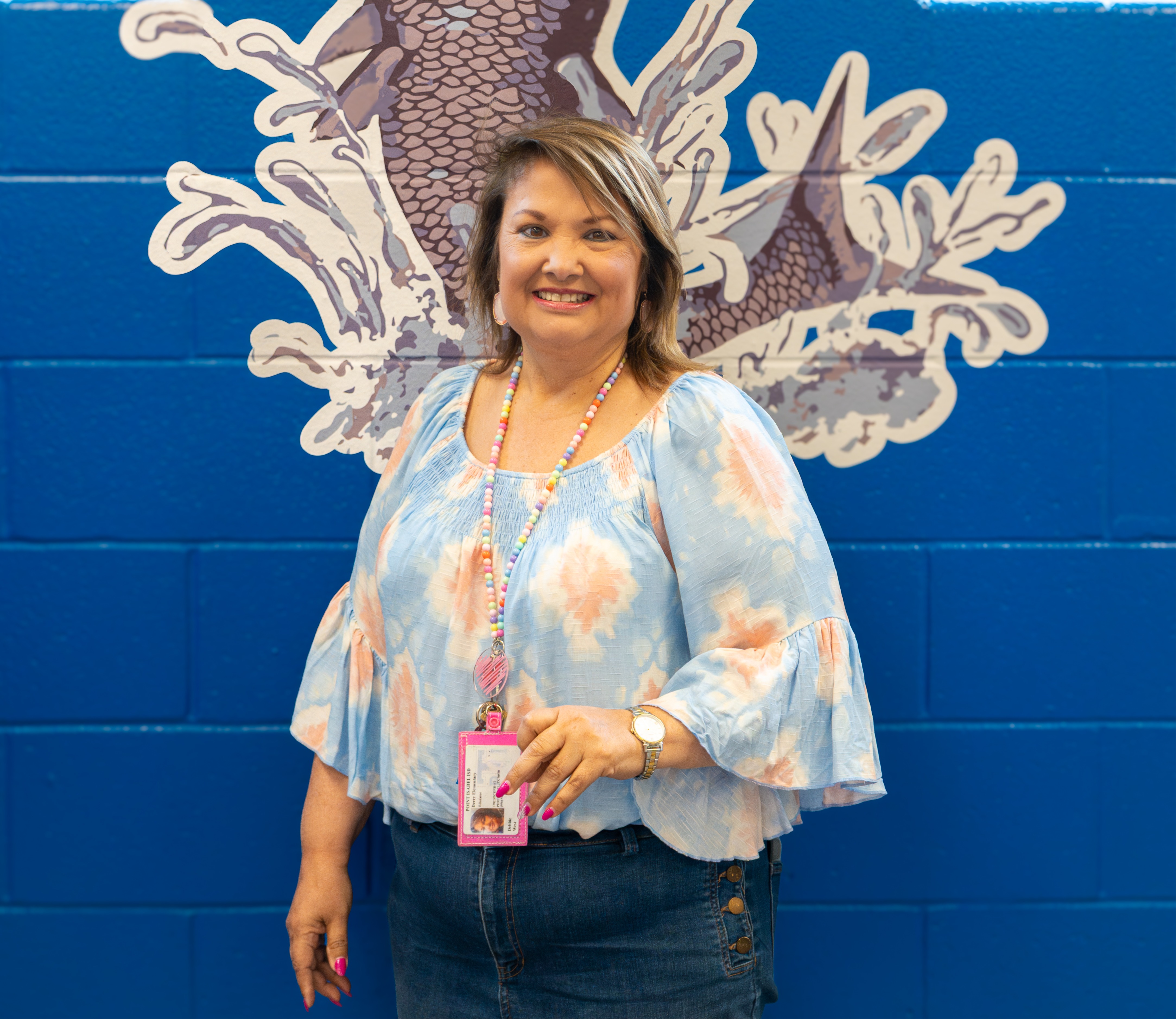 Teacher Debbie West