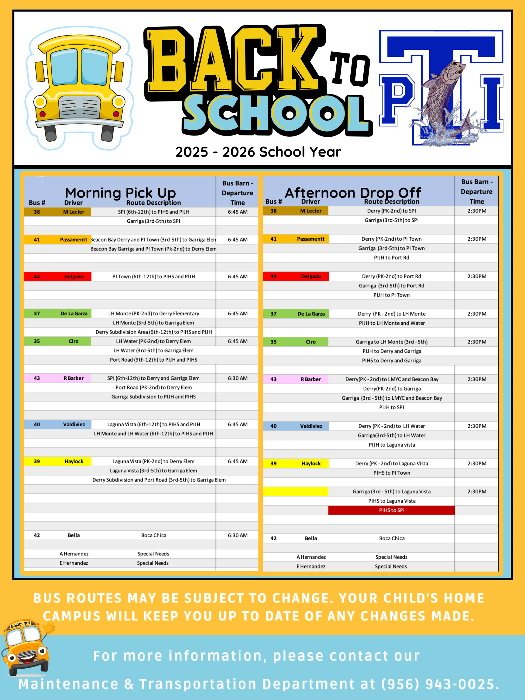 Bus Routes