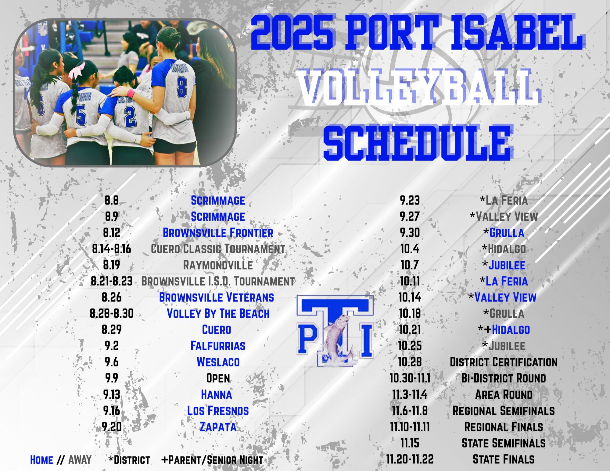 Volleyball Schedule