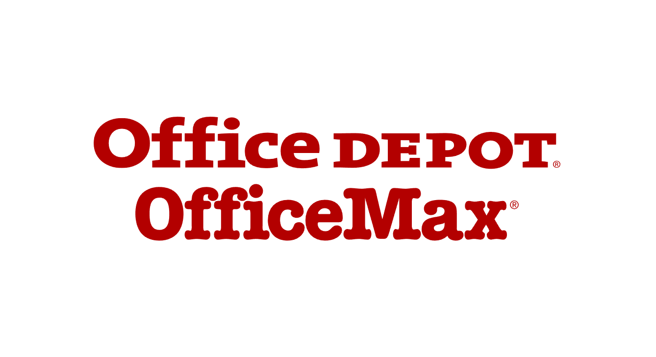 office depot/office max logos